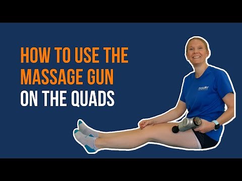 How to Use the Massage Gun on the Quads