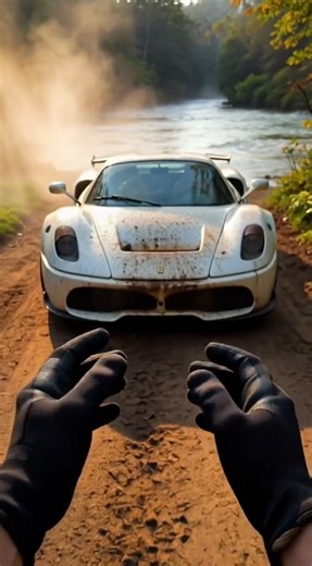 Abandoned White Ferrari Enzo Full Restoration 🏁✨ #carrestoration