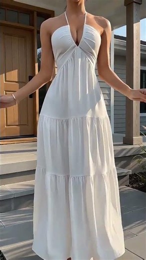 Spaghetti strap goals 👗 #fashionstyle #elegantstyle #outfitideas