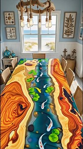 662K views · 10K reactions | From raw wood to a stunning 3D Koi Pond! ✨ Watch the process of building this custom Epoxy River Table. The layers of resin create incredible depth.  Shop the look and tools: Tools Link: https://amzn.to/4sqtSqJ Visit Our Store: https://linktr.ee/WOMLOOM.EPOXY #EpoxyResin #Woodworking #DIYProjects #HomeMakeover #RiverTable #Artisan #Craftsmanship #DecorIdeas | womloom.deco | Facebook