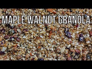 HOW TO MAKE Maple Walnut Granola | Healthy and Homemade Recipe | JorDinner