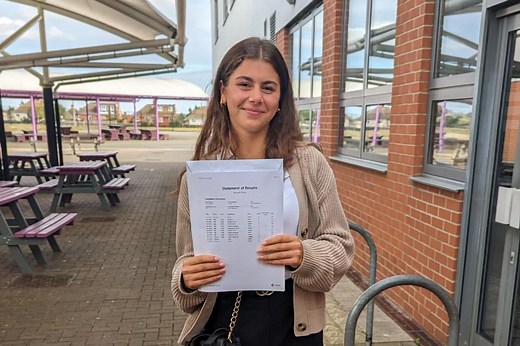 Students from Abbeyfield School delighted with GCSE success