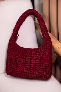 Crochet Hobo Bag Pattern PDF   Video Tutorial in English - Etsy