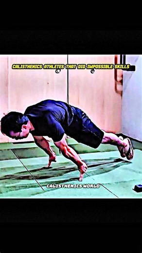 "Calisthenics skills that don't make sense 🤯" #sports #edit