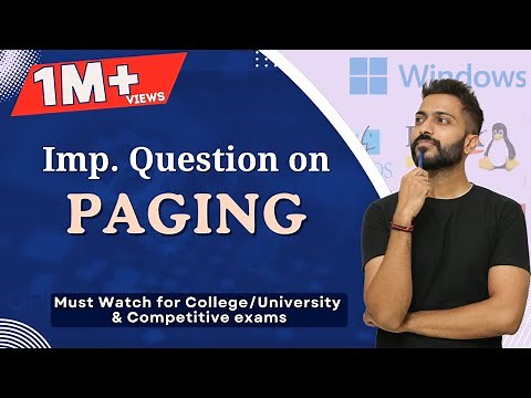 L-5.11: Question Explanation on Paging | Memory Management | Operating System