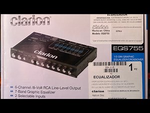 Ecualizador clarion EQS755