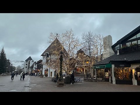 Vail village #christmas 2024 #vail #winter #colorado