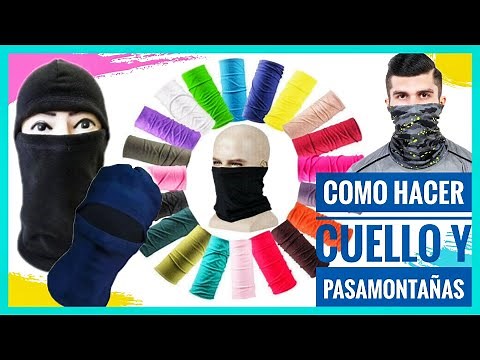 COMO HACER CUELLO Y PASAMONTAÑA PARA EL INVIERNO