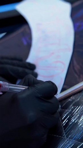 Another great Ink session for my guy @lanky_smoove 🫡 #saultattoo #lettering #script #freehand #lettering #LA #djwilson | Saul Tattoo