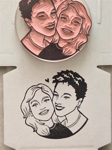 A very cute couples Stamp arriving in time for Valentine's Day 💌 What would you use your rubber stamp on? Personally, I used mine to stamp my thank you cards after our wedding. If you have a more formal invitation, a thank you card is the perfect place to have fun and show your creative side. Tools I use: - Speedball Speedy Carve Rubber - Speedball Lino Tool - Speedball tips 1, 2, & 4 - Tracing Paper - HB2 pencil - XActo Knife - Folding bone - StazOn Ink Want to learn to make your own stamps? I