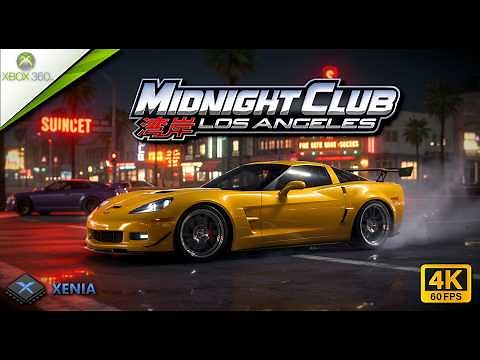 Midnight Club: Los Angeles - Xbox 360 - Xenia Emulator Gameplay [4K 60FPS]