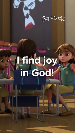 Only God can give the true joy people are looking for. 💓☝🏽😊 . . . . . SUPERBOOK Bringing Bible Stories and Jesus' love to kids everywhere Series App Academy Outreach | Superbook