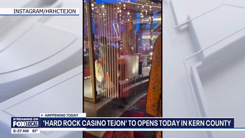 Hard Rock Casino Tejon opens in Bakersfield