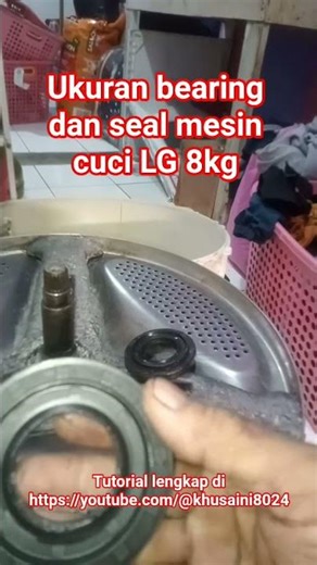 LG 8kg washing machine bearing and seal size #tutorial #service #washing machine #don'tforgettosu...