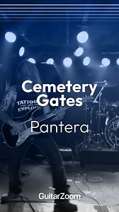 Learn how to play one of the main riffs to Cemetery Gates by Pantera in 60s with Steve Stine! #guitarzoom #stevestine #guitarist #panteraband #cemeterygates | GuitarZoom.com