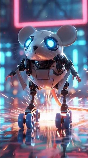 Robotic mouse #animation #ai#robot #robotics #robots
