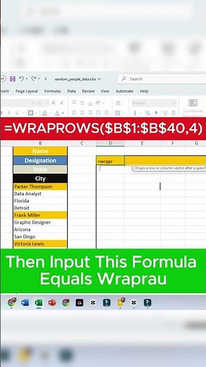 Excel's WRAPROWS formula will change the way you format your spreadsheets