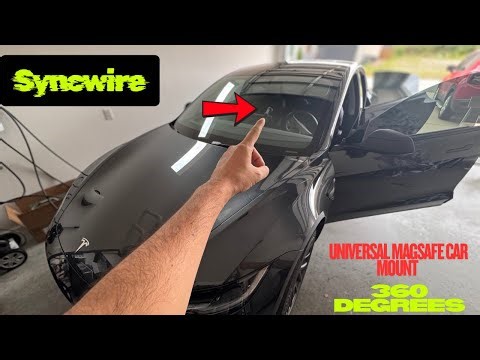 SYNCWIRE MagSafe Car Mount – Ultra-Stable Magnetic Phone Holder (Tesla or Other Types of Cars)