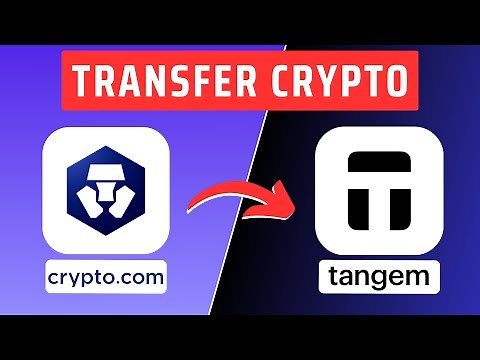 How To Transfer Send Crypto From Crypto.com To Tangem Wallet- 2025 GUIDE