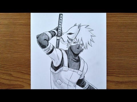 How To Draw Young Kakashi Anbu || Cool Ninja Anime Tutorial