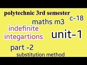part 02//polytechnic maths m3//3rdsemester//integartion//unit 1//c-18//impquestions//naveenreddymath