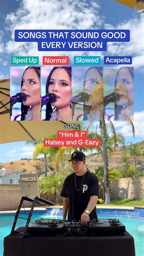 DJ Precise on Instagram: "Songs that sound good every version: “Him & I” by Halsey and G-Eazy (slowed, sped up, acapella) #halsey #spedup #slowed #acapella #reverb #slowedandreverb"