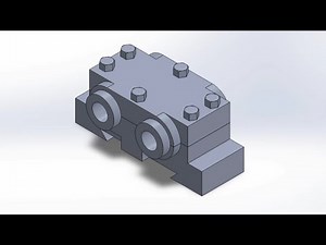 Complete SOLIDWORKS Tutorial: Double Bearing Part Design and Assembly Step-by-Step Guide