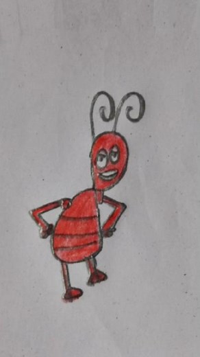 steps by step how to draw a ant | easy drawing toturial