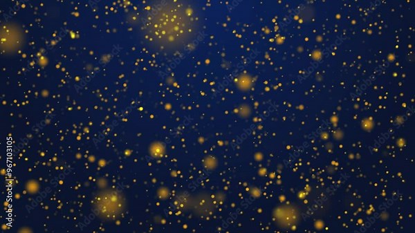 Gold particles background with trapcode particular.