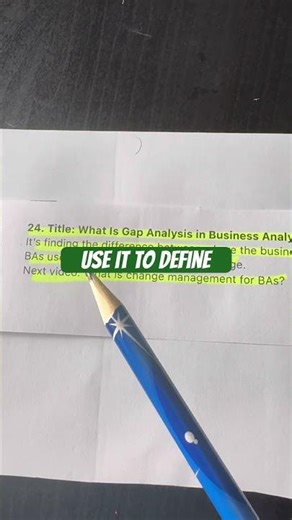 What Is Gap Analysis in Business Analysis