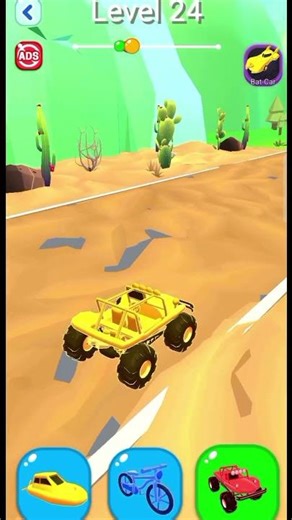 Shape shifting 🚲🚁🚗 All Levels Gameplay Walkthrough Android,ios Max Level PT24