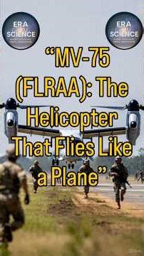 “🇺🇸MV-75 (FLRAA): The Helicopter That Flies Like a Plane”. #history #CourteyofDoD