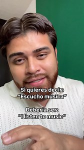 NO DIGAS “I LISTEN MUSIC” ❌ #aprenderinglés #learnenglish English With Fernando | English With Fernando