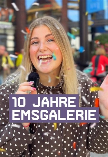 🎉 10 JAHRE EMSGALERIE 🎉 Am 30. & 31. Oktober feiern wir unser Jubiläum mit euch! 🥳 Was euch erwartet, verraten wir im Video… 🤫🎥 10 Jahre Emsgalerie. 1 großes Jubiläumswochenende. Das dürft ihr euch nicht entgehen lassen! 🩵 #emsgalerie #rheine #10jahreemsgalerie #jubiläum #steinfurt