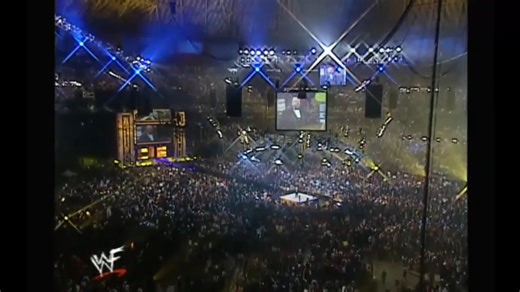 Stone Cold and The Rock entrances at Wrestlemania 17