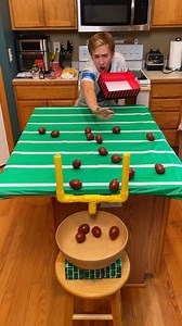 1.6M views · 11K reactions | Field Goal Family Football Challenge  Kids, Dad, Mom, and family play indoor diy football game on table with mini footballs and goalpost for money and candy prizes. Funny and fun gameday activity for nfl parties. (for entertainment purposes only) | Benson Bros | Facebook