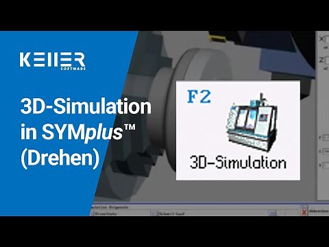 3D-Simulation in SYMplus™ (Drehen)