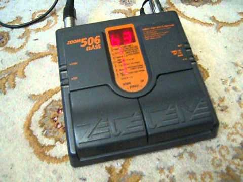 Zoom 506 Bass effects pedal: Tested with standard guitar