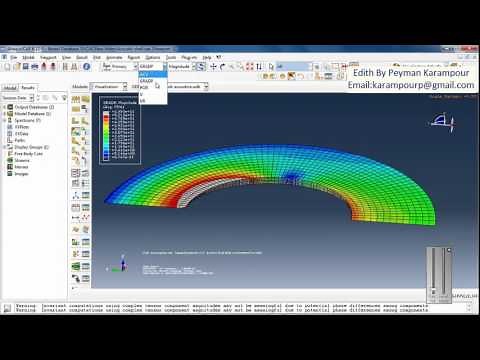 Simulation Acoustic scattering from an elastic spherical shell in Abaqus