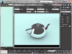 Material de cromo en 3D Studio Max
