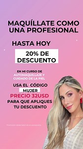Compra mis cursos hasta hoy 20% off https://www.caroortiz.com/curso-automaquillaje-y-cuidados-de-la-piel | Carolina Ortiz