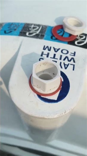 "DIY Roof Tank Repair: Installing a Nozzle & Fixing Leaks with Ease" #ytshorts #water