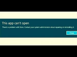 Fix Microsoft Store Apps Not Opening Error This App Can't Open On Windows PC