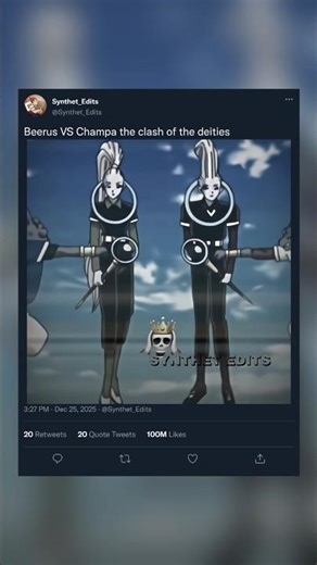 Beerus VS Champa the clash of the deities #shorts #trending #dragonball #dbs #dbz #lordbeerus #edit