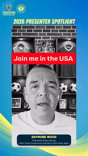🎤 Big News! I’m beyond excited to announce I’ll be speaking at the United Soccer Coaches Conference 2026 in Philadelphia 🇺🇸⚽️ I’ll be diving into high-performance player development strategic pathways that clubs can use right now to level up their impact. Having worked on a £2B FA & Premier League project reshaping the game from grassroots to pros — I’m bringing that insight straight to you. 💥 🔥 Bonus: I’m giving away 20 exclusive consultancy scholarships to clubs attending the conference. 