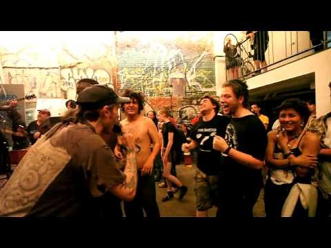 Leftover Crack Acoustic at CSquat June 7th 2009