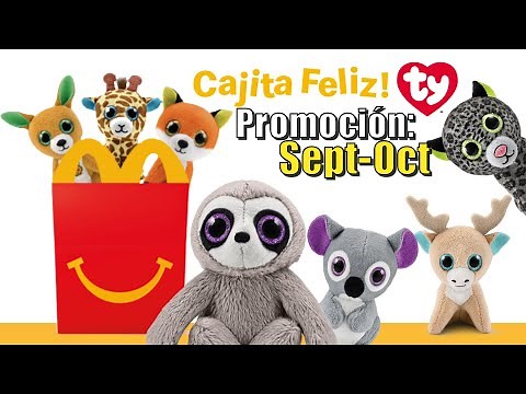 NUEVA COLECCIÓN | Peluches TY en la Cajita Feliz de McDonald's | Promoción Septiembre - Octubre 2022