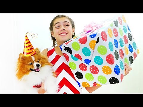 Anniversaire d'animal de compagnie | Nastya en français