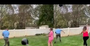 [VIRAL VIDEO] Hilarious! Gender reveal party goes wrong as balloon floats away