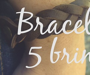 5 Strand Leather Bracelet